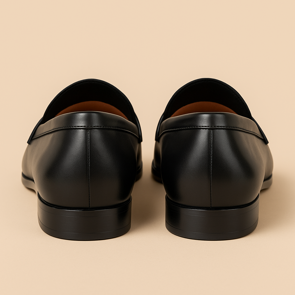 Men's Polished Leather Belgian Loafers